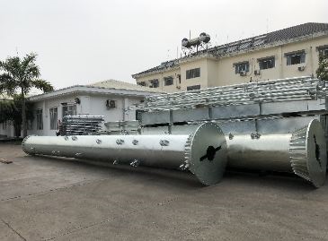 Kết cấu ống mạ kẽm nhúng nóng