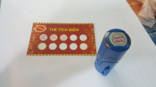Khắc dấu thẻ tích điểm