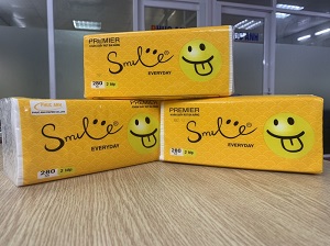 Khăn rút Smile 280 tờ 3 lớp