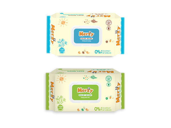 Khăn ướt dành cho bé Merzy