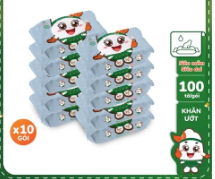khăn ướt set 10 gói