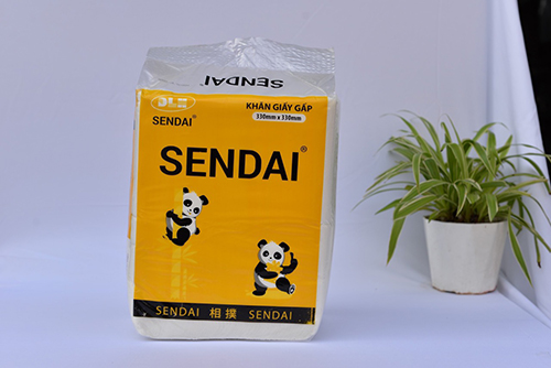 Khăn giấy Sendai vàng bịch nhỏ