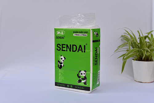Khăn giấy Sendai xanh