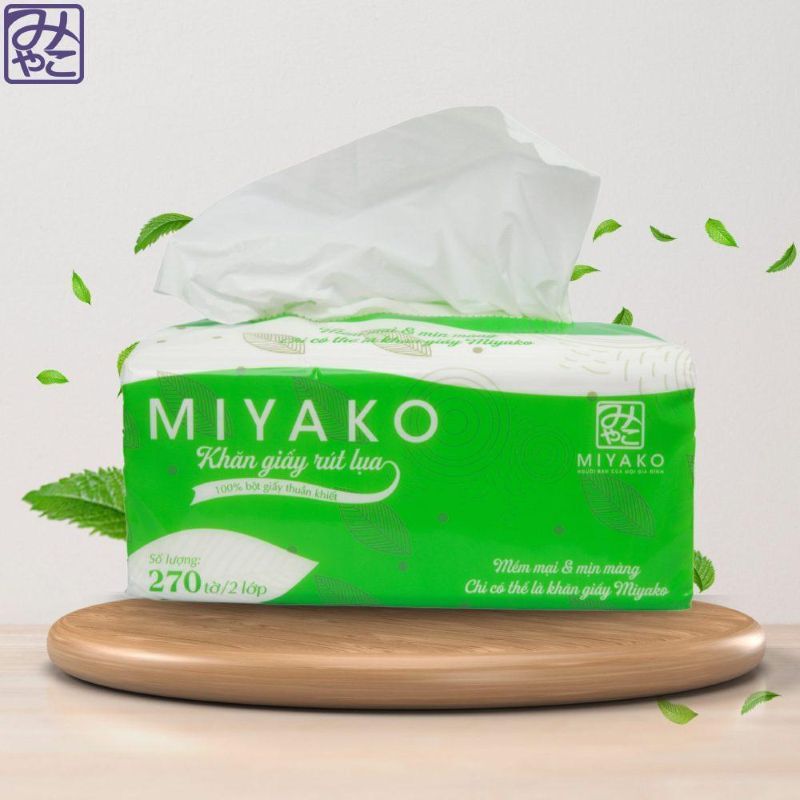 Khăn giấy rút lụa Miyako