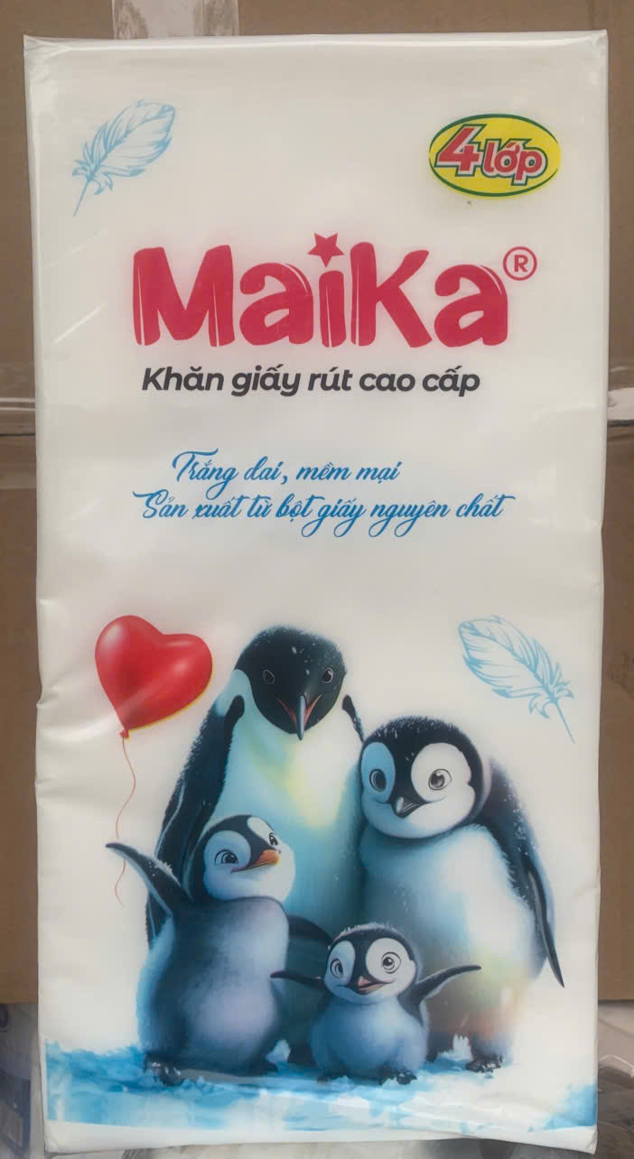 Khăn giấy rút Maika