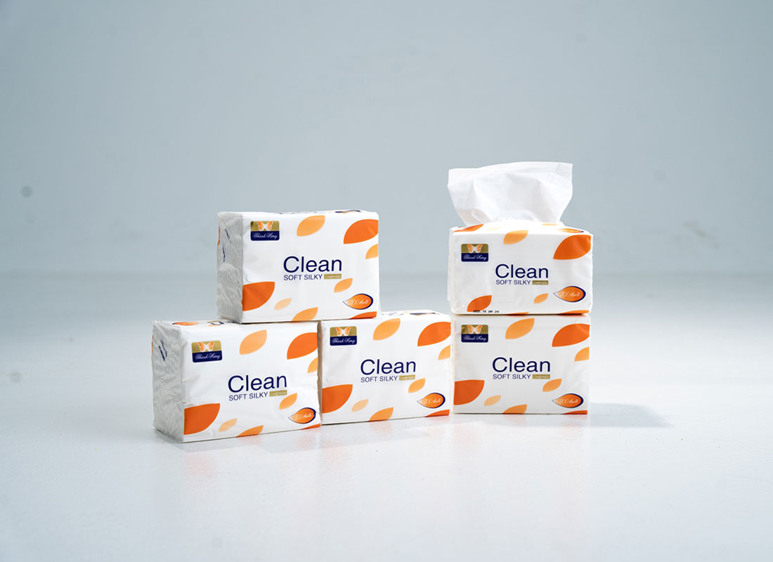 Khăn rút lụa Clean 3 lớp