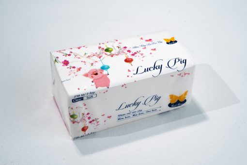 Khăn rút lụa Lucky Pig