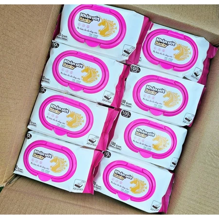 Khăn ướt Hanky gói 350gram không cồn, không Parabens