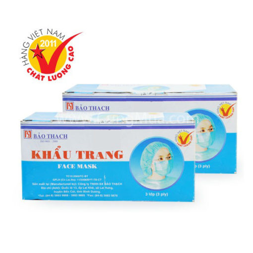 Khẩu trang y tế 3 lớp Bảo Thạch