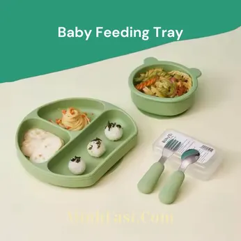 Khay ăn dặm cho bé silicone