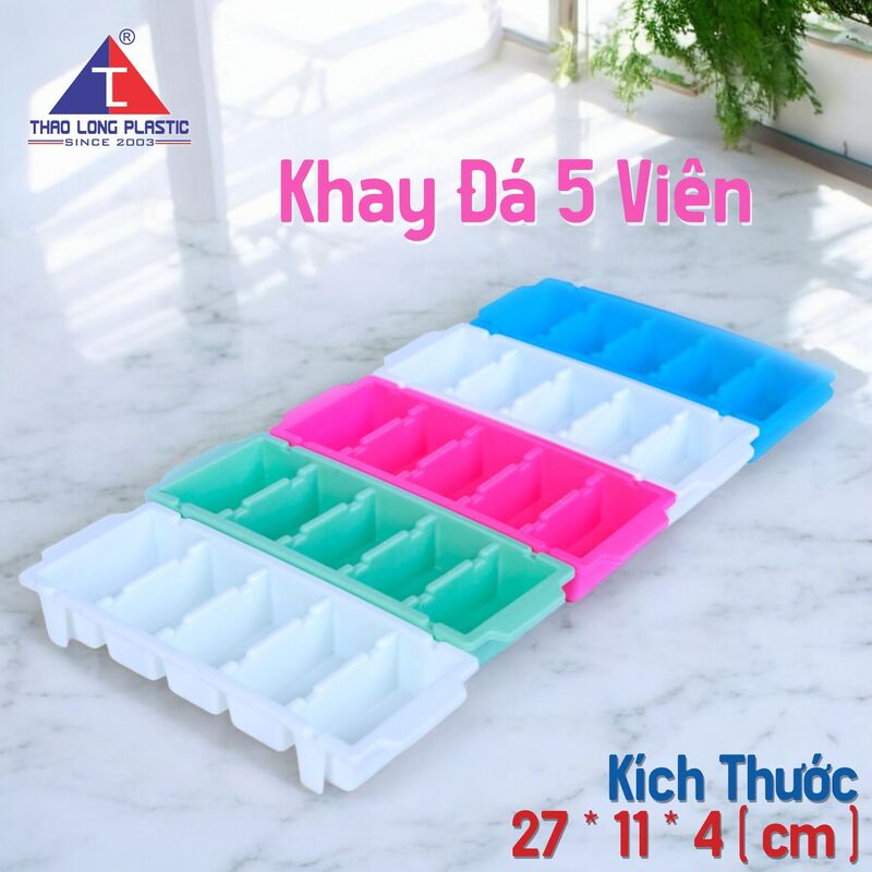 Khay đá 5 viên