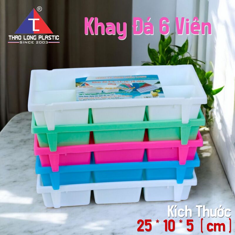 Khay đá 6 viên