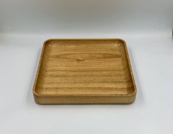 Khay gỗ vuông bo góc