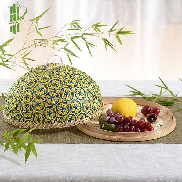 Khay ngọc trai kèm lồng bàn BC004