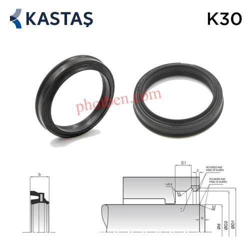 Phớt ty khí nén K30