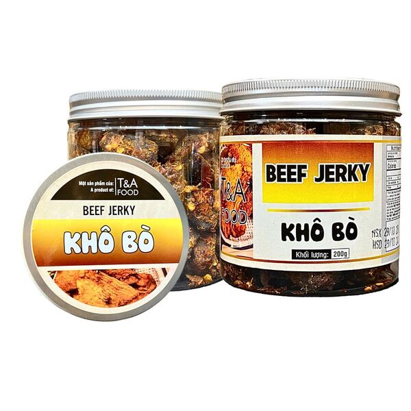 Khô bò viên cao cấp (hộp nắp nhôm) - 200gr