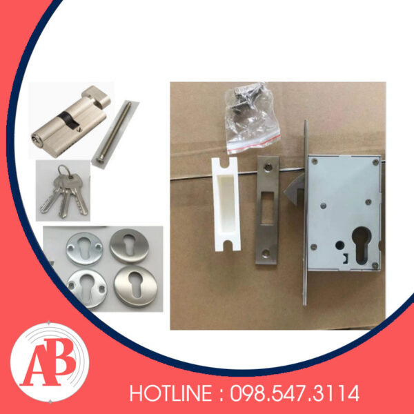 Khóa cửa trượt - Inox