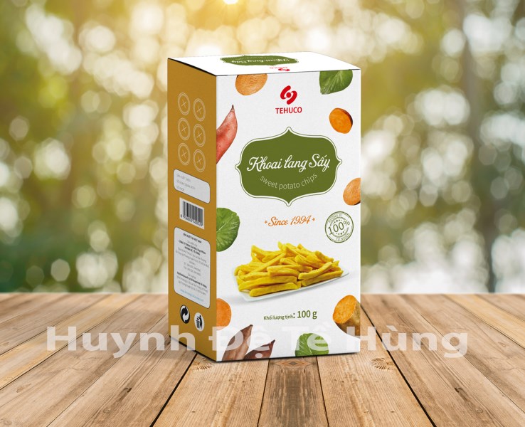 Khoai lang sấy hộp