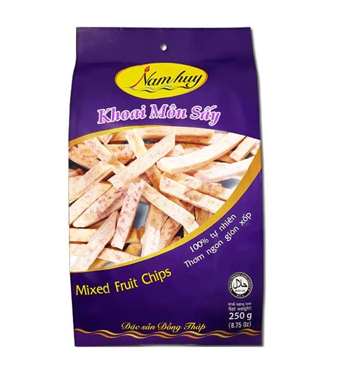 Khoai môn sấy giòn