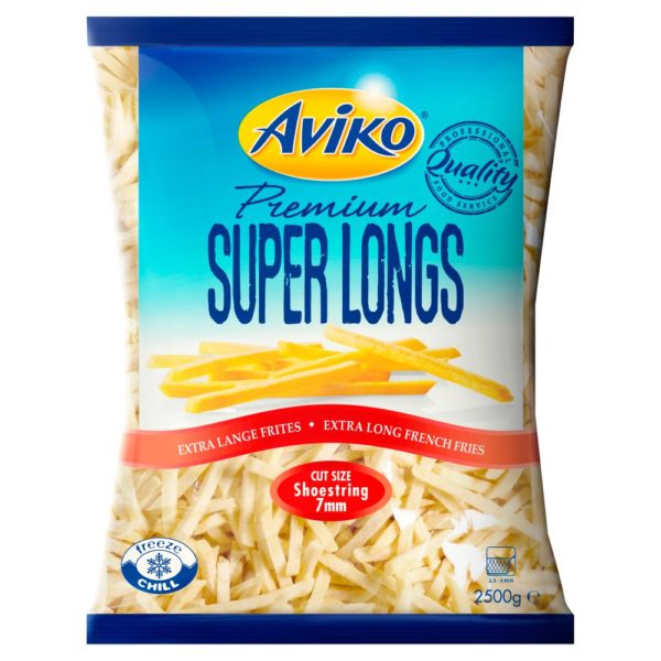 Khoai tây cắt thẳng siêu dài Aviko Premium Super Longs 1/4 - 7.5mm