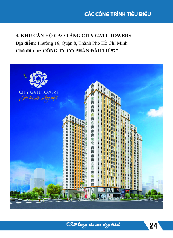 Khu căn hộ cao tầng City Gate Towers