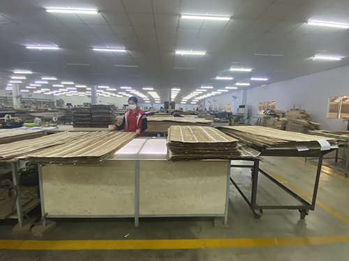 Khu vực QC kiểm Veneer