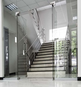 Kính bản lề sàn