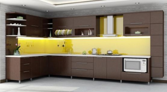 Kính sơn ốp bếp cao cấp KOB-06