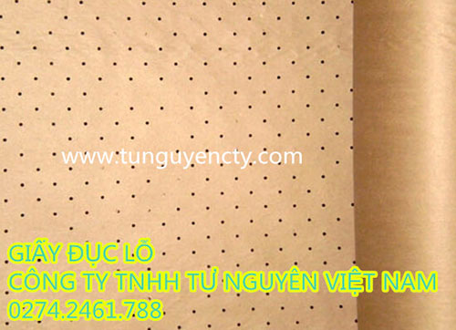 Giấy Kraft đục lỗ