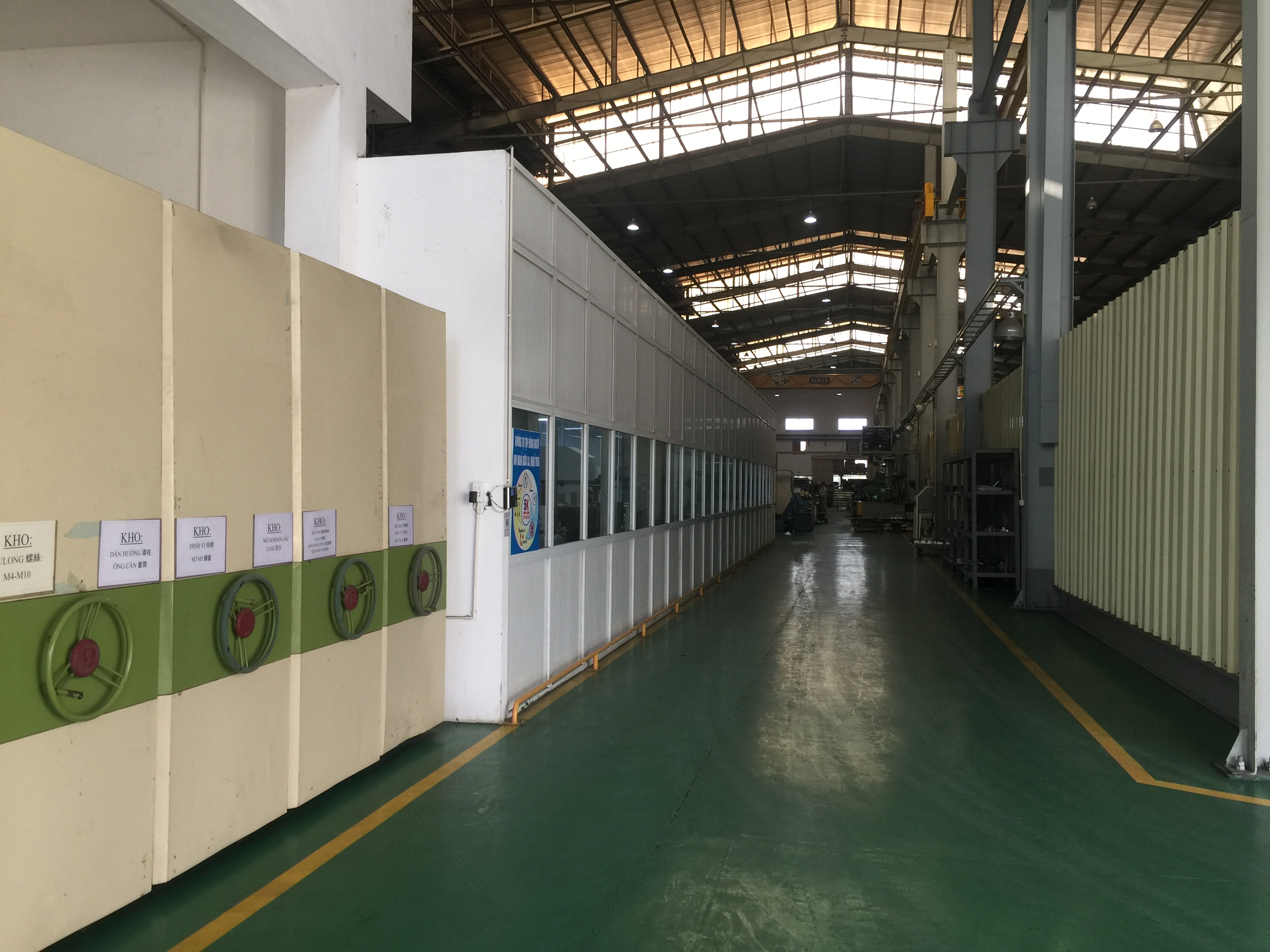 Khu vực nhà xưởng