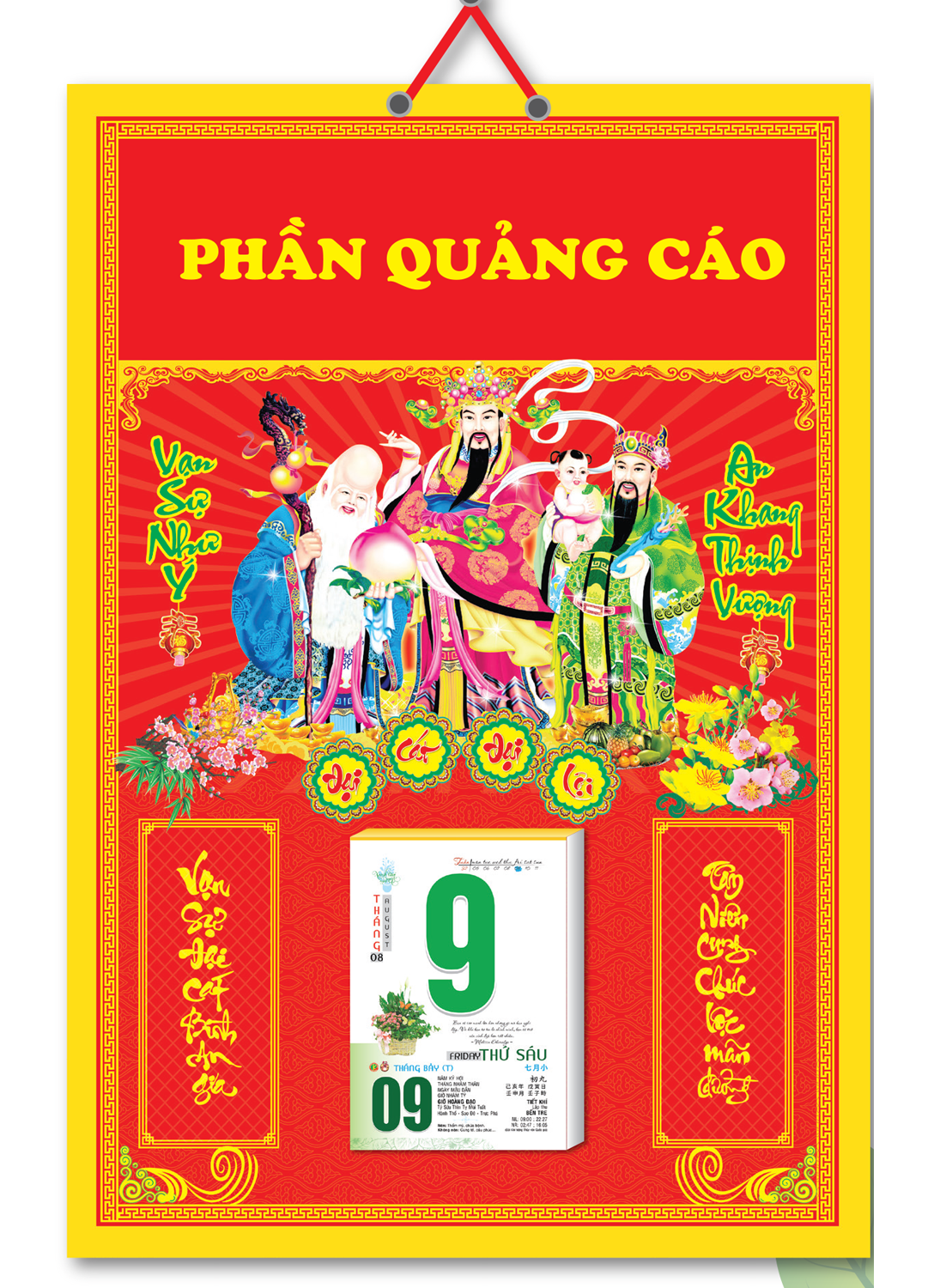 Bộ lịch khánh treo