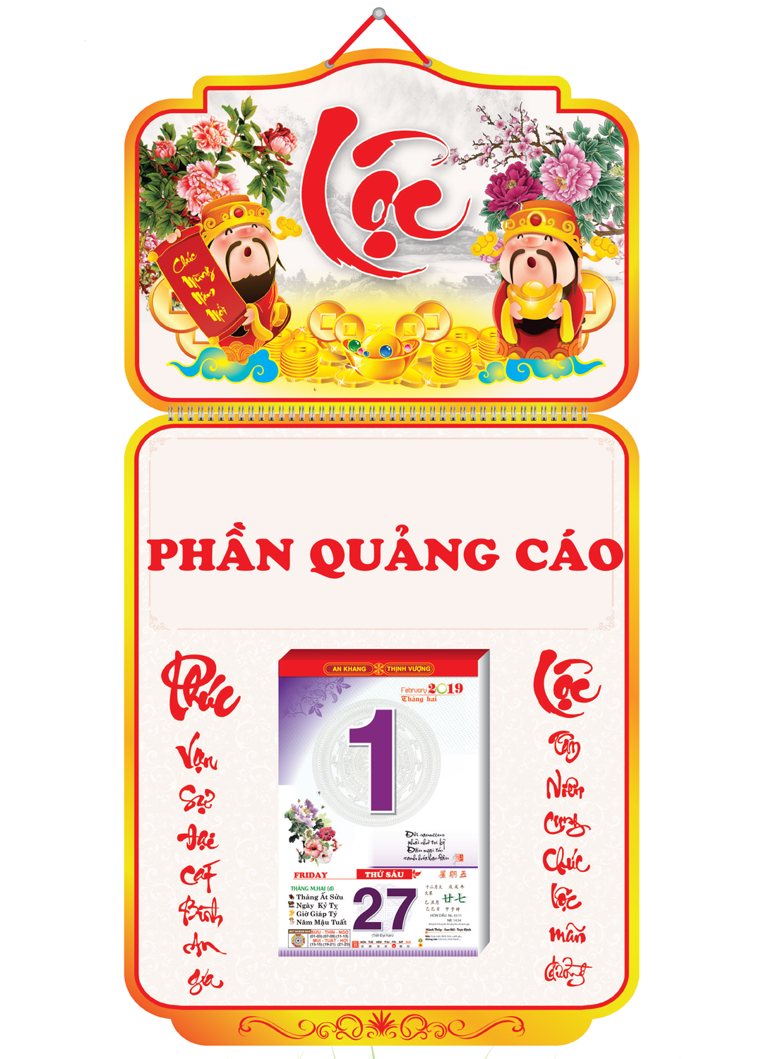 Bộ lịch khánh treo