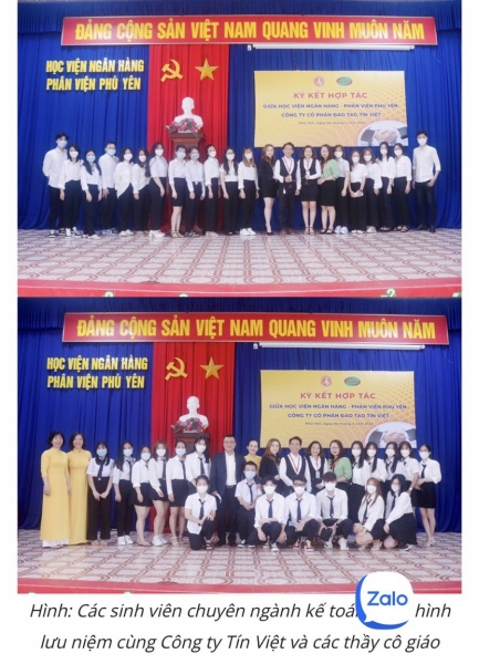 Ký kết đào tạo kế toán với Học Viện Ngân Hàng
