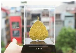 Lá bồ đề mạ vàng