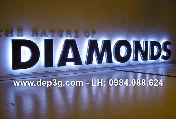 Biển chữ nổi 3D