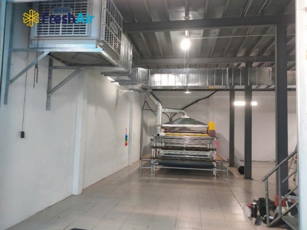 Dự án hệ thống làm mát xưởng may