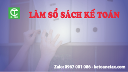 Làm sổ sách kế toán