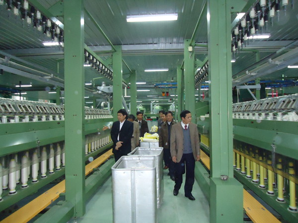 Lãnh đạo huyện Quốc Oai thăm nhà máy