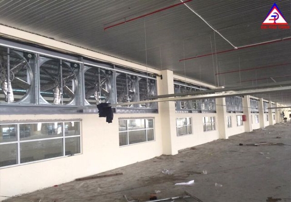 Lắp đặt quạt làm mát công nghiệp