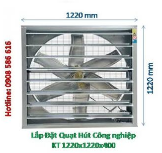 Lắp đặt quạt hút công nghiệp