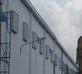 Lắp hệ thống quạt vuông công nghiệp