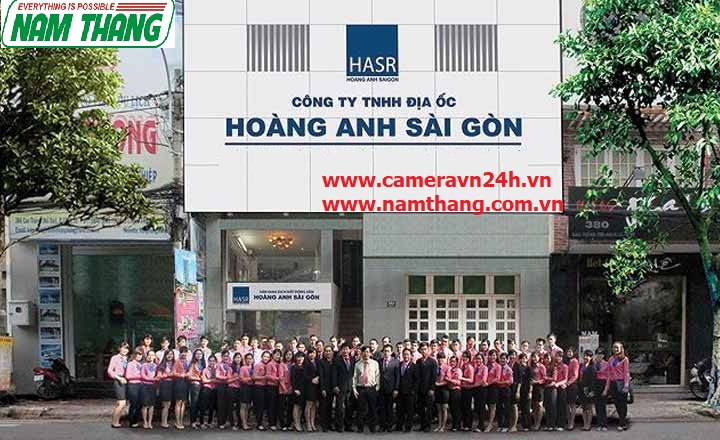 Lắp đặt camera quan sát tại công ty Địa ốc Hoàng Anh Sài Gòn