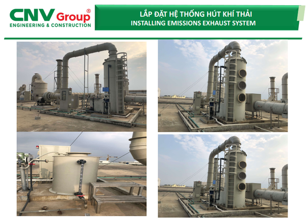 Lắp đặt hệ thống hút khí thải