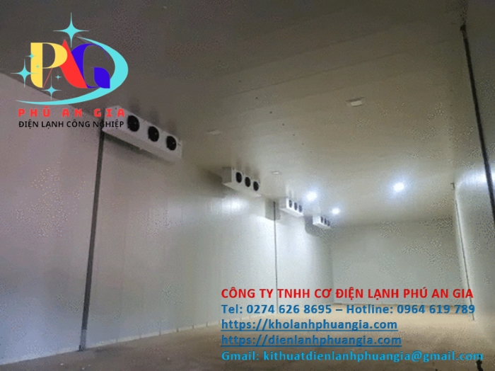 Lắp đặt kho đông lạnh thực phẩm mới