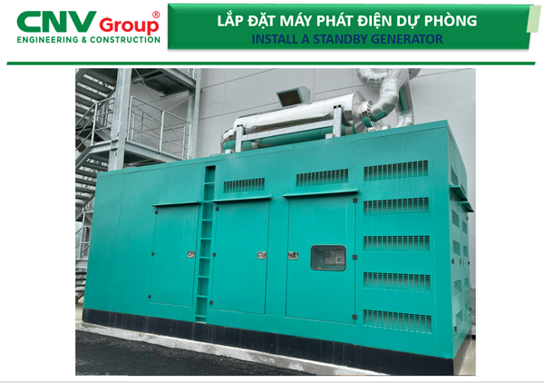 Lắp đặt máy phát điện dự phòng