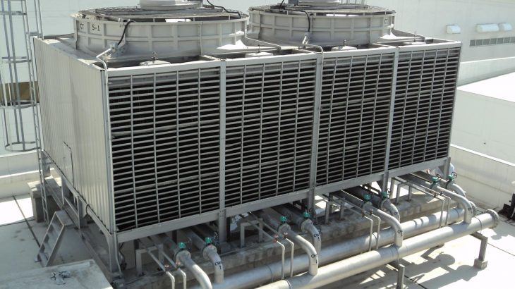 Lắp đặt tháp giải nhiệt bằng nước Cooling Tower