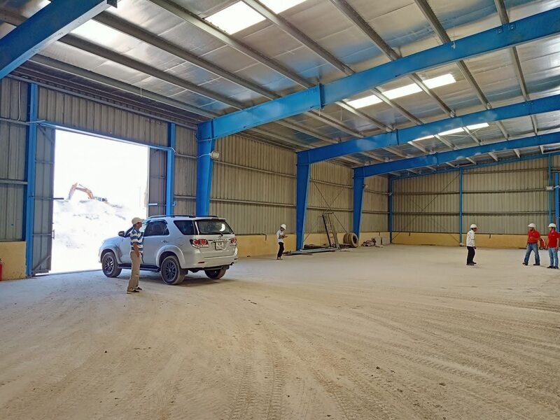 Gia công lắp dựng nhà thép tiền chế