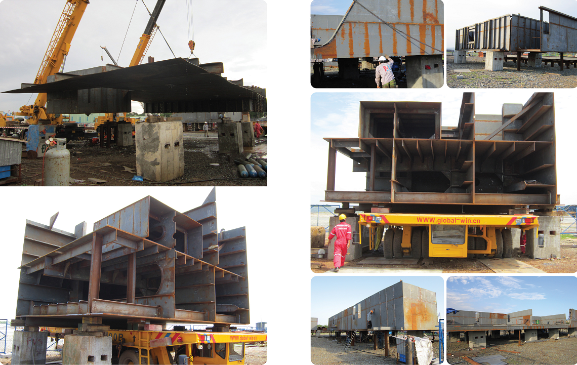 Gia công, lắp đặt kết cấu thép