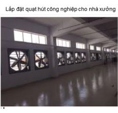 Lắp đặt quạt thông khi