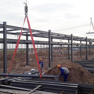 Lắp đặt kết cấu nhà xưởng